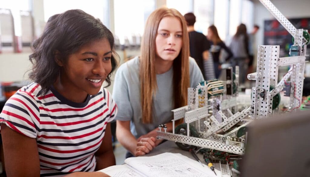 Student female engineers