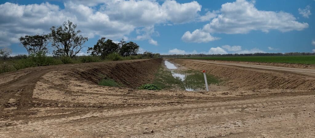 Levee And Drainage System In Central New South Wales
