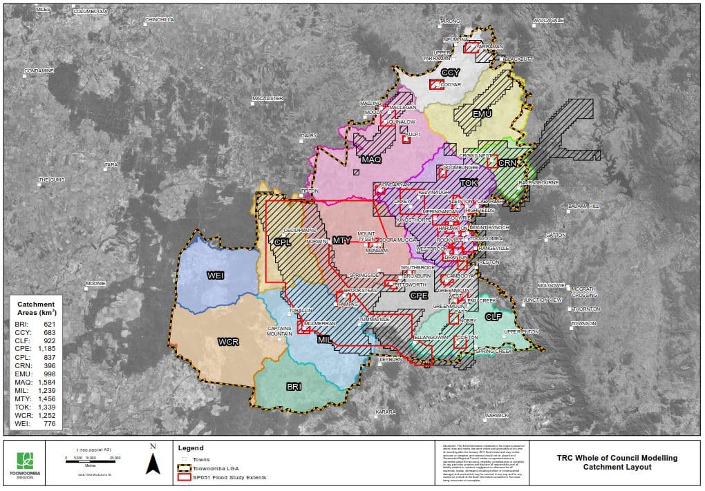 Local Council catchment layout (diagram)