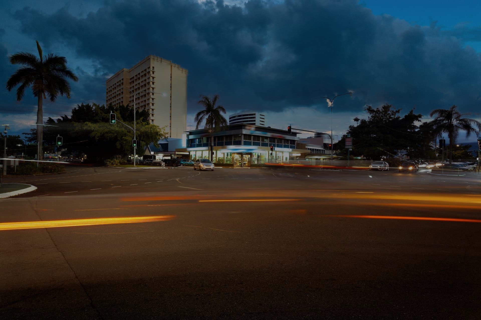 Carins at night